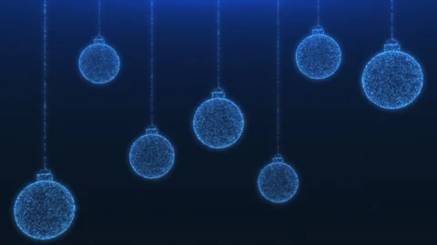 Balls of sparkling particles Stock Footage 252458015