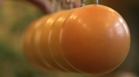 Balls on strings Stock Footage 10766257