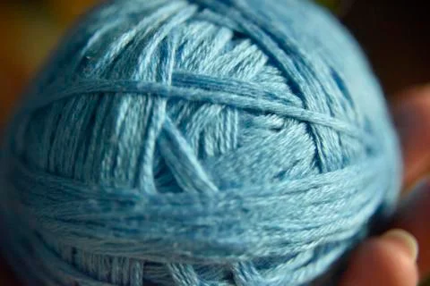 Balls of threads for knitting Stock Photos