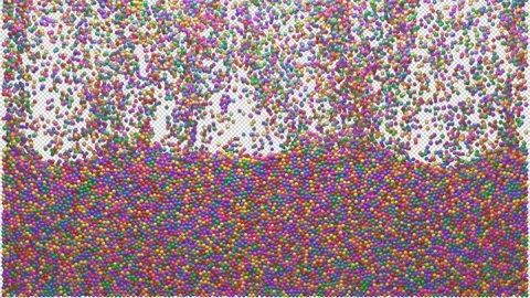 Balls Transition - Multi Colored Stock Footage 259878208