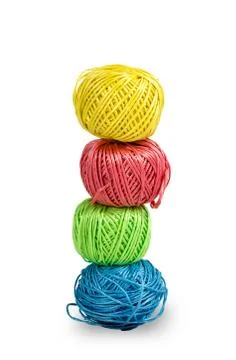 Balls of wool Stock Photos