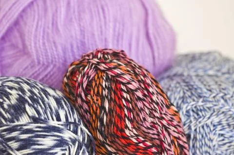 Balls of Wool Stock Photos