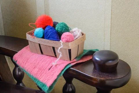 Balls of Wool 写真素材