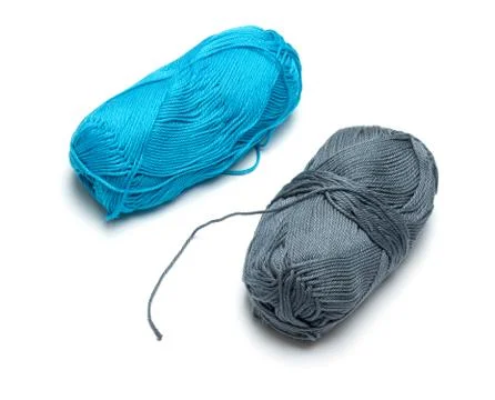 Balls of wool/cotton Stock Photos