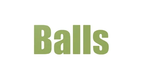 Balls Word Cloud Animated Isolated Stock Footage 107229693