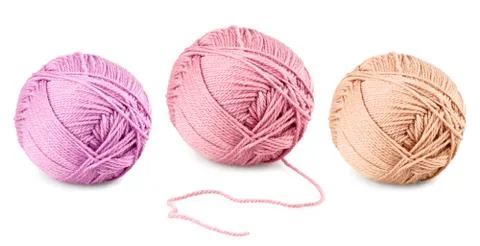 Balls of yarn Foto stock