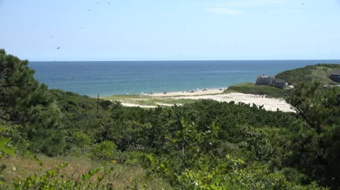 Ballston Beach Cape Cod, Truro Stock Footage 41307888