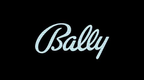 Bally Logo - Arcade game screen - Motion Graphic Loop Video stock 45598686