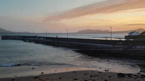 Ballydavidsunset20254k Stock Footage 308625811
