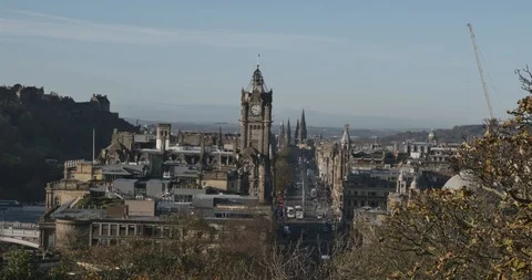 Balmoral Clock view, Edinburgh Stockbeeldmateriaal 98465790