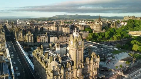 The Balmoral Edinburgh Stock Footage 277568093