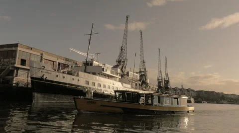 Balmoral Ship with ferry Vídeo Stock 41436216