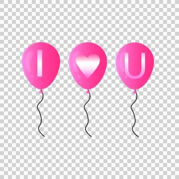 Balon-love Stock Illustration