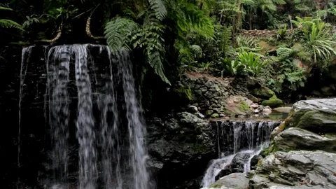 Balong Endah Waterfall Stock Footage 107028003
