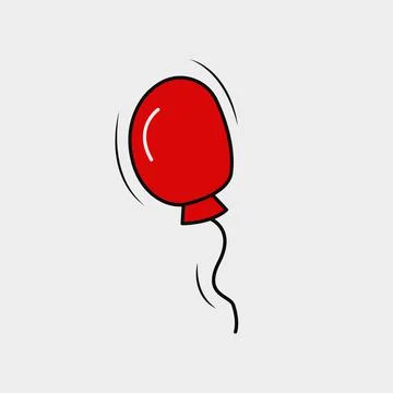 Baloon Doodle Stock Illustration