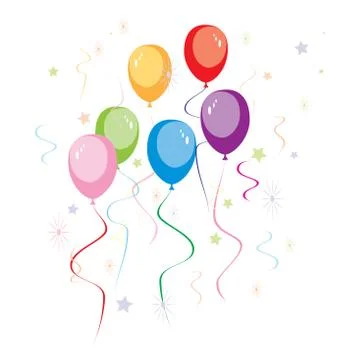 Baloons Stock Illustration