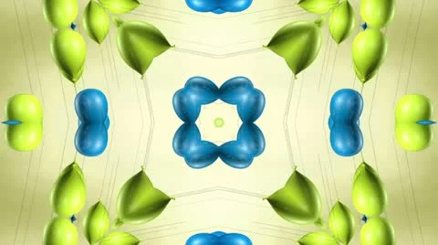 Baloons kaleidoscope Stock Footage 19483927