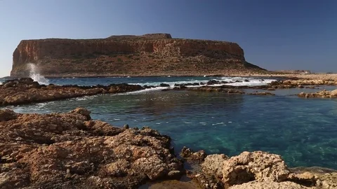 Balos beach (Crete) Video stock 81165948