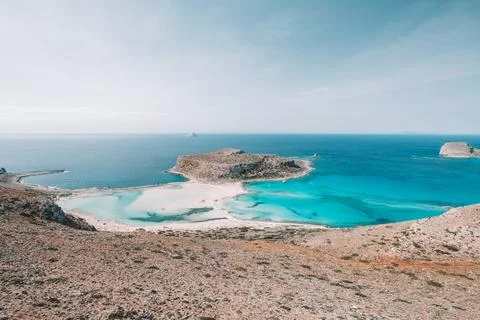 Balos Beach Foto stock