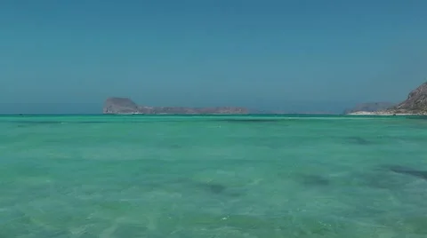 Balos lagoon Stock Footage 8974417