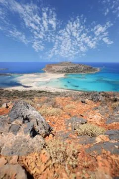Balos lagoon Stock-Fotos