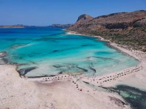 Balos Lagoon Stock Photos