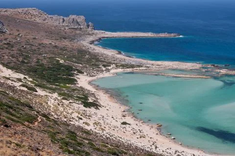 Balos Lagoon Foto stock