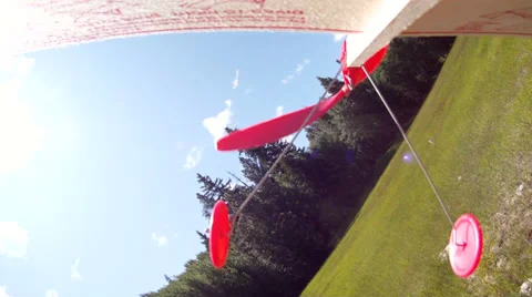 Balsa Airplane 動画素材 36834272