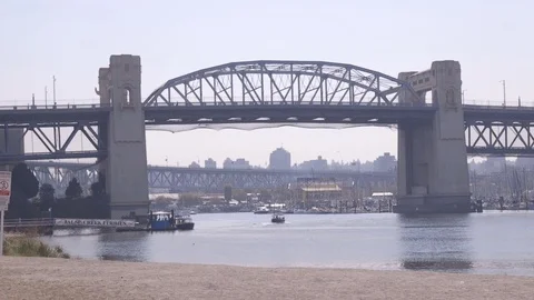 Balsa Bridge Vancouver Wide Stock Footage 91190887