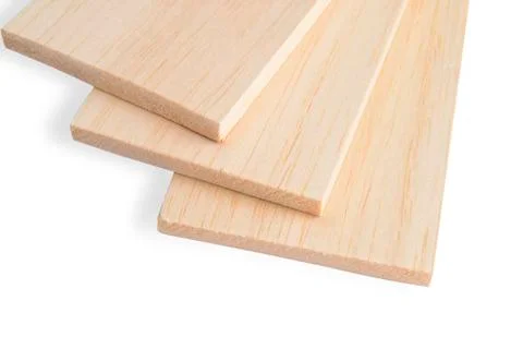 Balsa plank Stock Photos