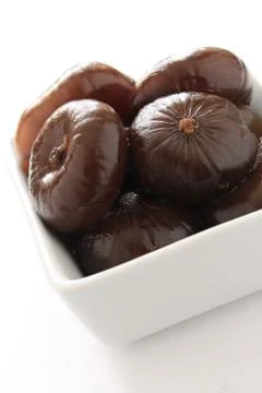 Balsamic pickled onions Stock Photos