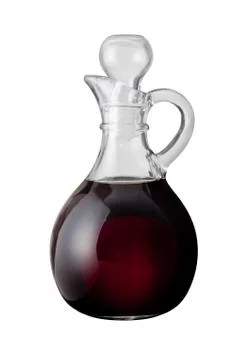 Balsamic vinegar with a clipping path Stock Photos