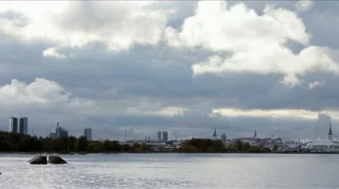 Baltic Harbor Stock Footage 14815302