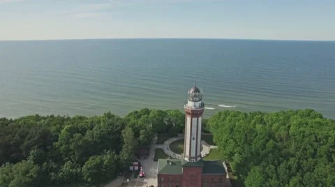 Baltic Lantern Aerial 4k Stock Footage 64566537