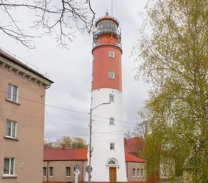 Baltic lighthouse. Baltiysk Stock Photos