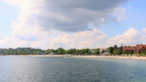 The baltic sea and eckernfoerde germany 4k video Video stock 336615245