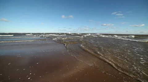 Baltic sea coast, Stock-Footage 12495638