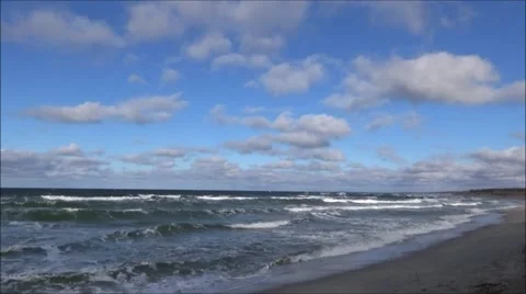 Baltic Sea Coast Stock Footage 65147893