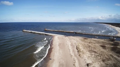 Baltic sea coast. Stock Footage 92621993