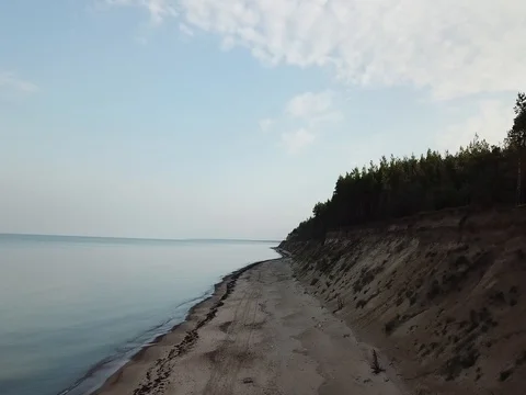 Baltic sea coastline Stock Footage 80334693