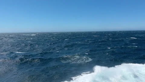 The Baltic Sea seen from the ferry Stock Footage 245373698