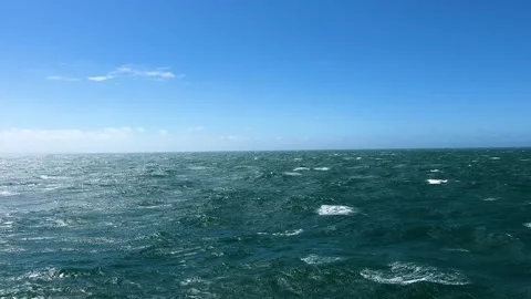 The Baltic Sea seen from the ferry Stock Footage 245374532