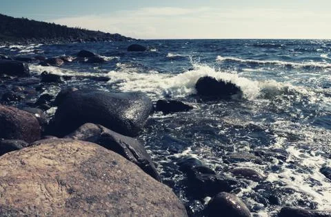Baltic sea shore Stock Photos