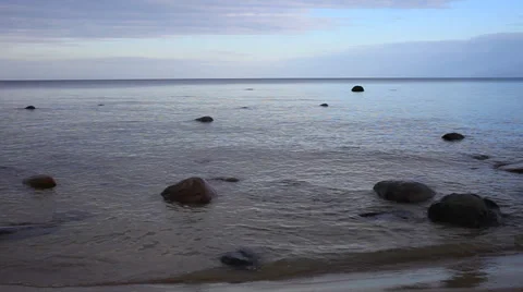 Baltic sea stones. Stock Footage 32662353