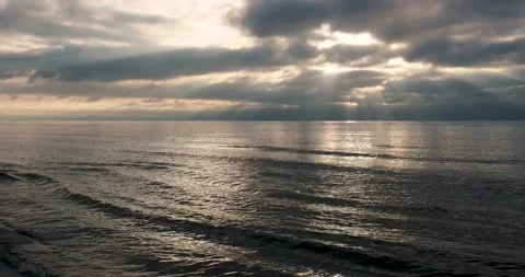 Baltic sea sunset Stock Footage 208091142