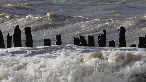 Baltic sea surface in slow motion. Stock Footage 101508031