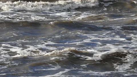 Baltic sea surface in slow motion. Stock Footage 101508193