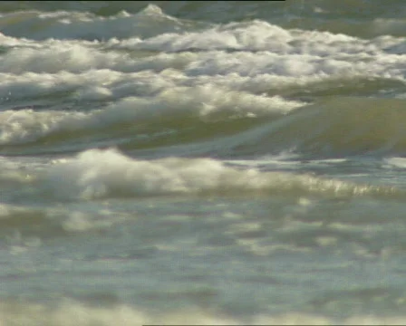 Baltic Sea waves Close Up Stock Footage 299105