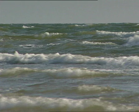 Baltic Sea waves Stock Footage 299603