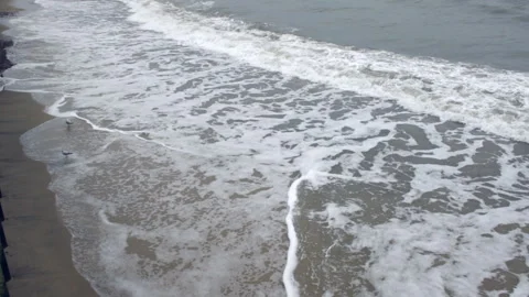 Baltic sea waves Video stock 153037461